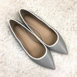 LOGO by Lori Goldstein Pointed Toe Ballerina Flats